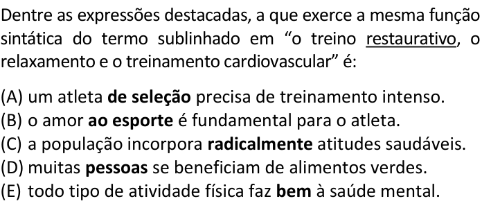 Questão 18 no caderno  da FUVEST 2022