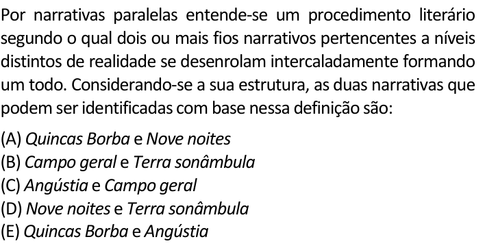 Questão 19 no caderno  da FUVEST 2022