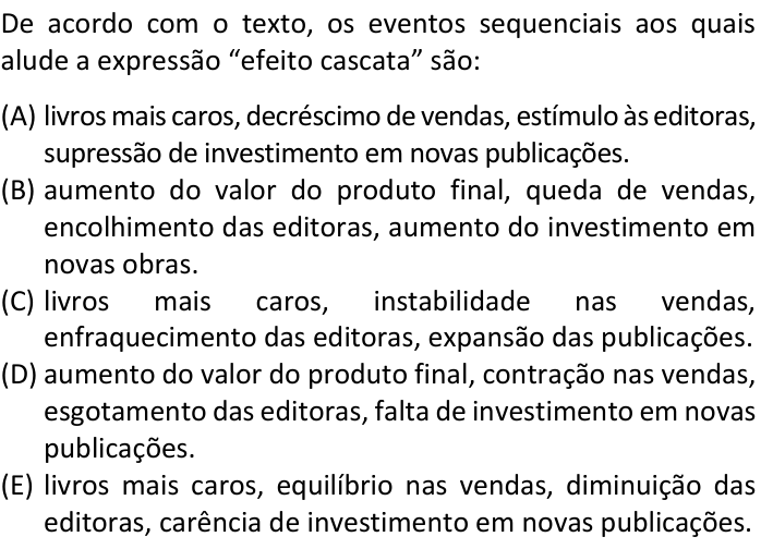 Questão 25 no caderno  da FUVEST 2022
