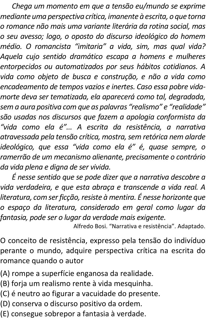 Questão 27 no caderno  da FUVEST 2022