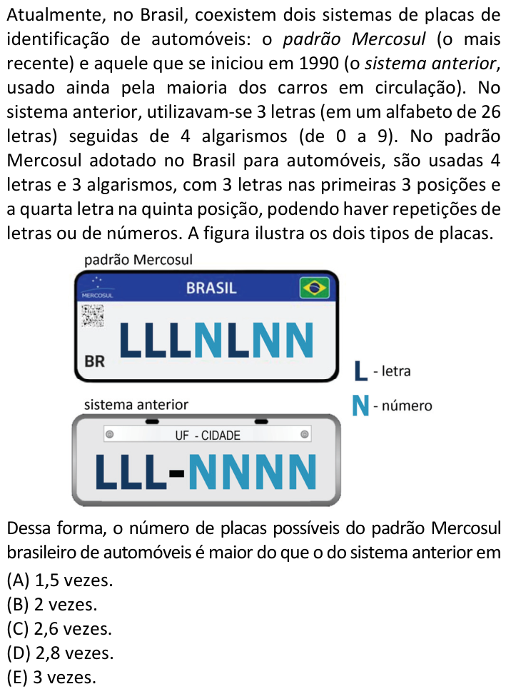 Questão 30 no caderno  da FUVEST 2022