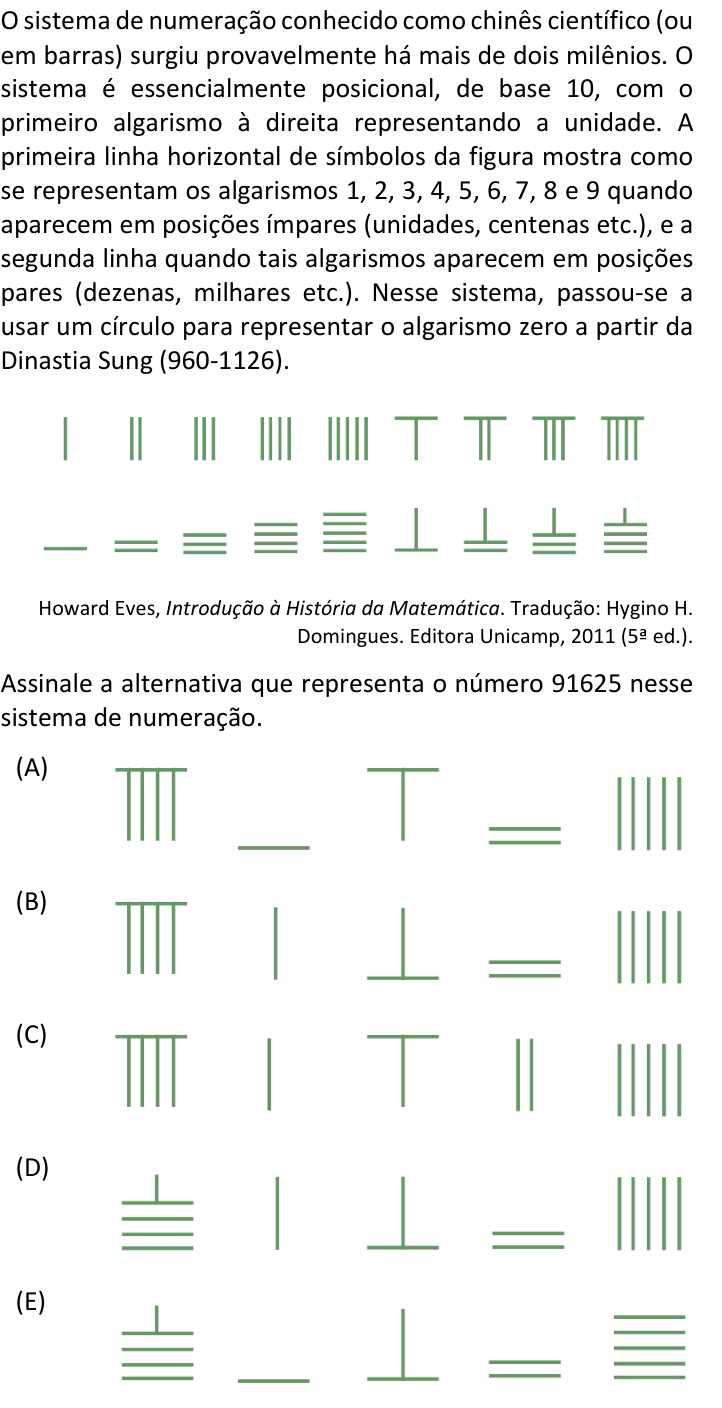Questão 31 no caderno  da FUVEST 2022