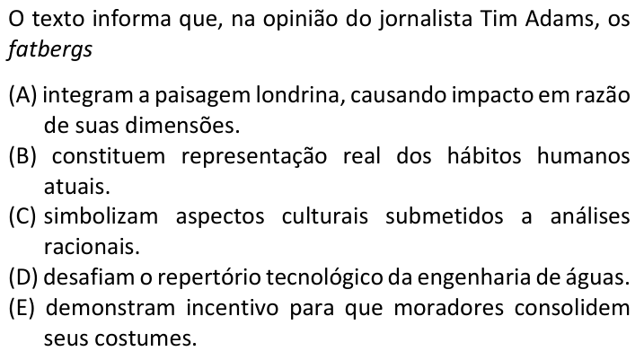Questão 42 no caderno  da FUVEST 2022