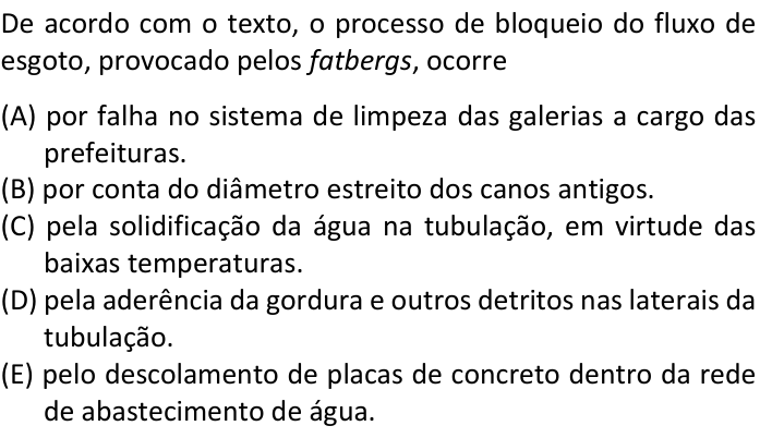 Questão 43 no caderno  da FUVEST 2022