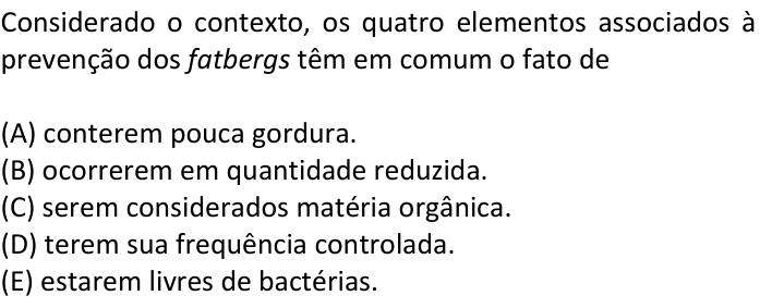 Questão 44 no caderno  da FUVEST 2022