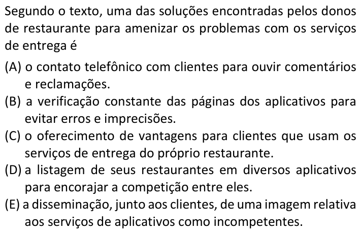 Questão 46 no caderno  da FUVEST 2022