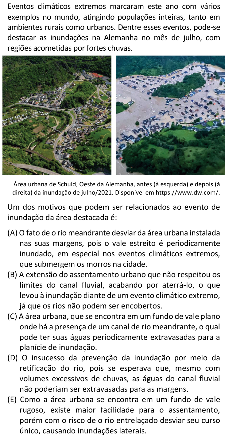Questão 60 no caderno  da FUVEST 2022