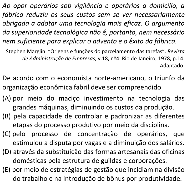 Questão 79 no caderno  da FUVEST 2022