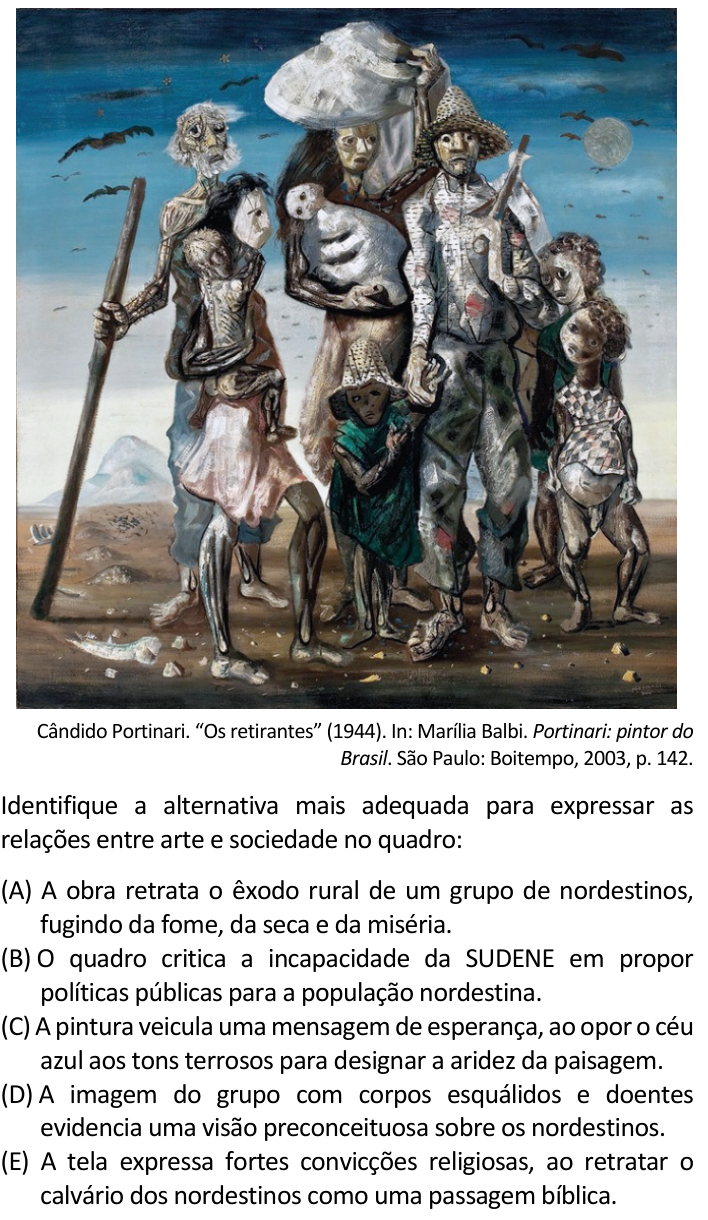 Questão 80 no caderno  da FUVEST 2022