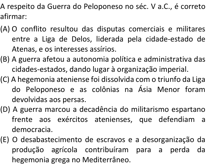 Questão 84 no caderno  da FUVEST 2022