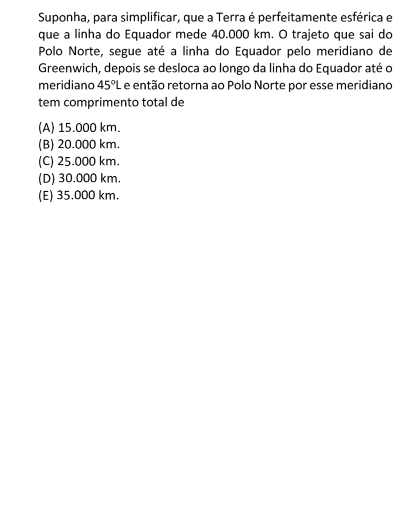 Questão 13 no caderno  da FUVEST 2021