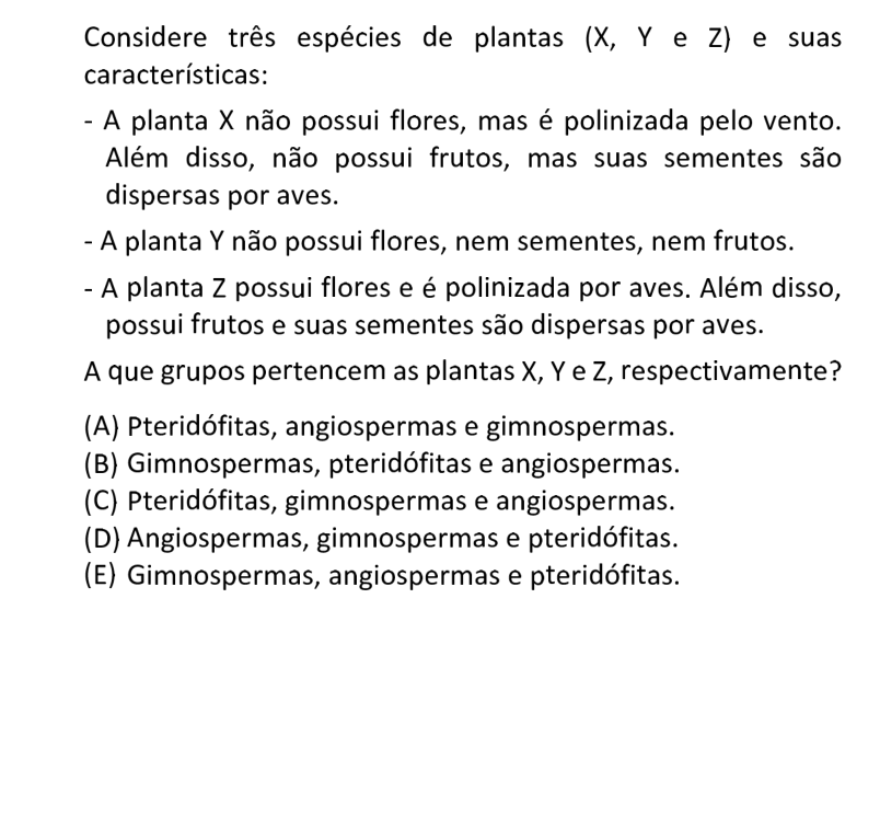 Questão 31 no caderno  da FUVEST 2021
