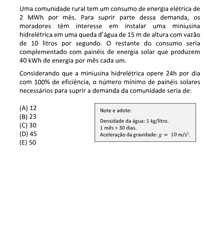 Questão 48 no caderno  da FUVEST 2021