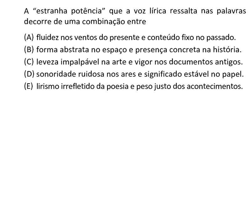Questão 69 no caderno  da FUVEST 2021