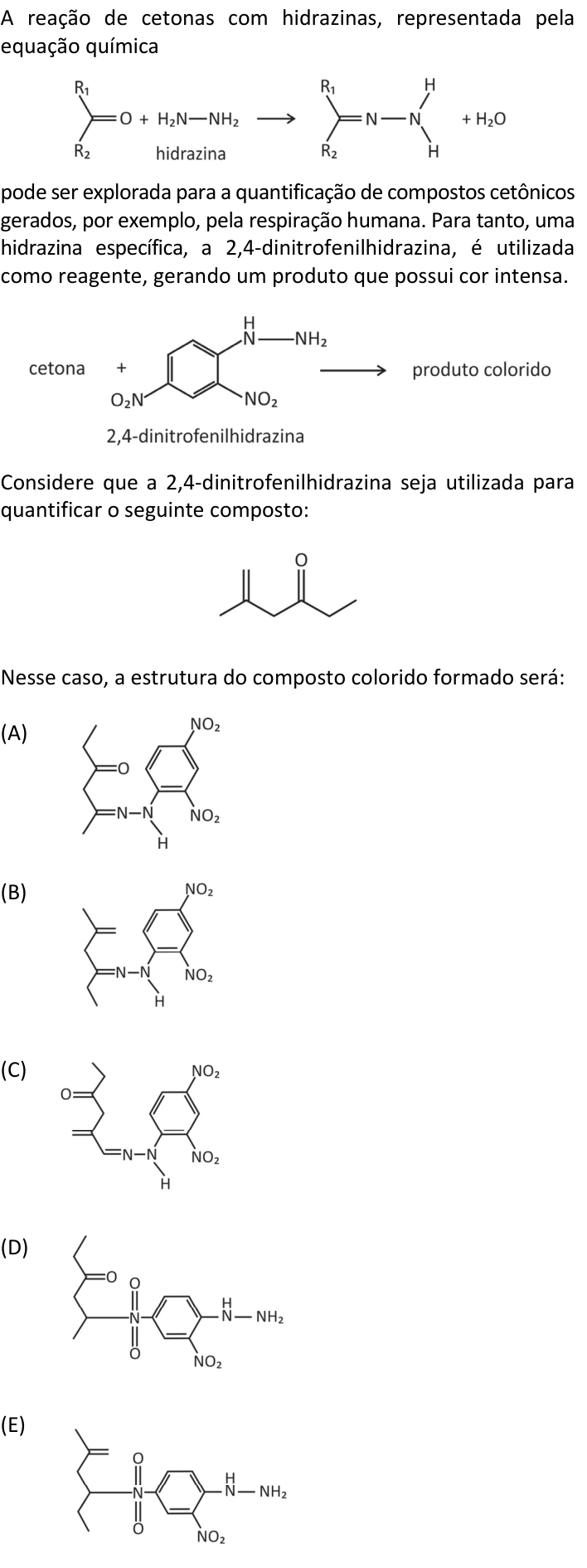 Questão 10 no caderno  da FUVEST 2020