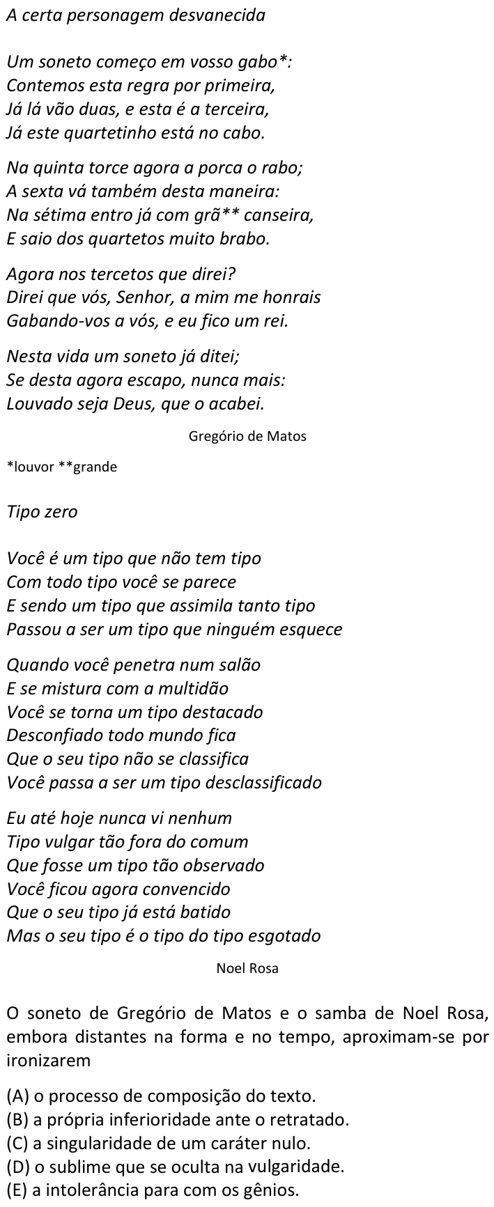 Questão 47 no caderno  da FUVEST 2020