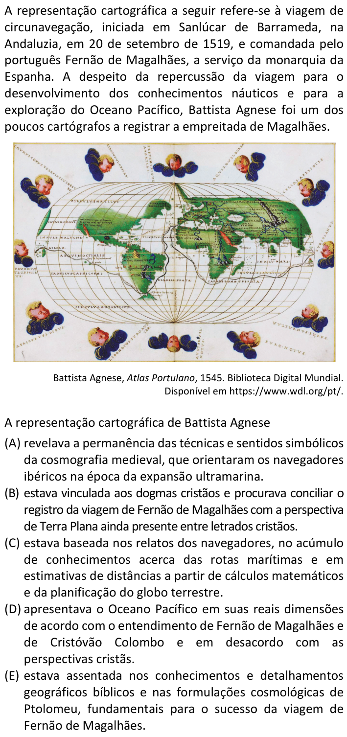 Questão 62 no caderno  da FUVEST 2020