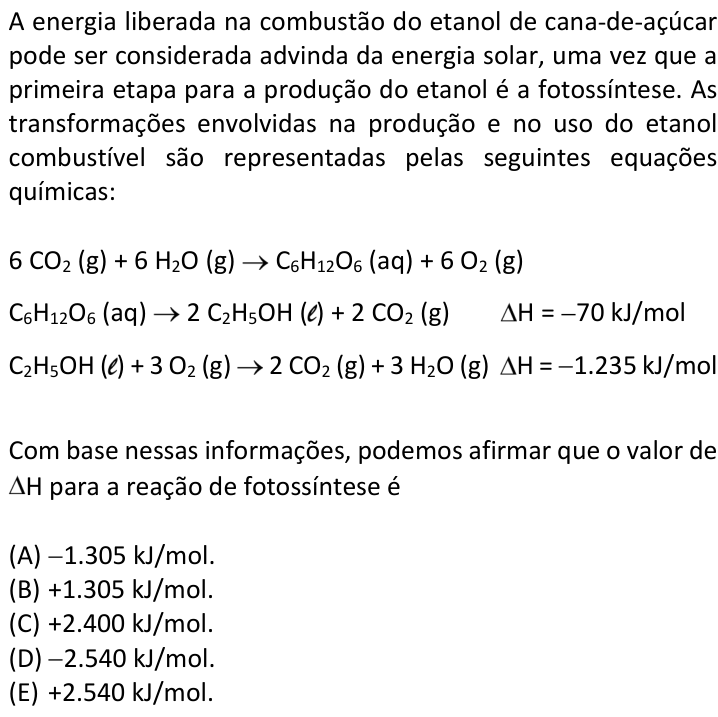 Questão 17 no caderno  da FUVEST 2018
