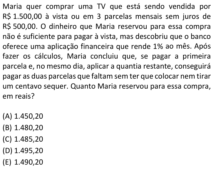 Questão 31 no caderno  da FUVEST 2018