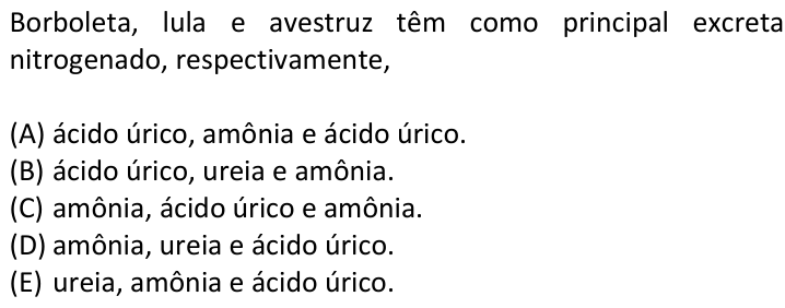 Questão 35 no caderno  da FUVEST 2018