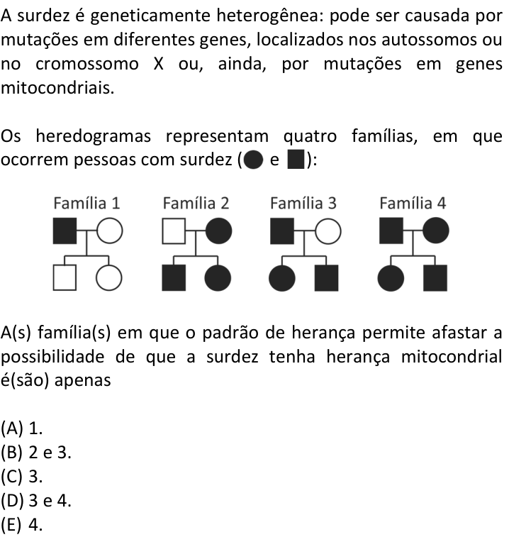 Questão 39 no caderno  da FUVEST 2018