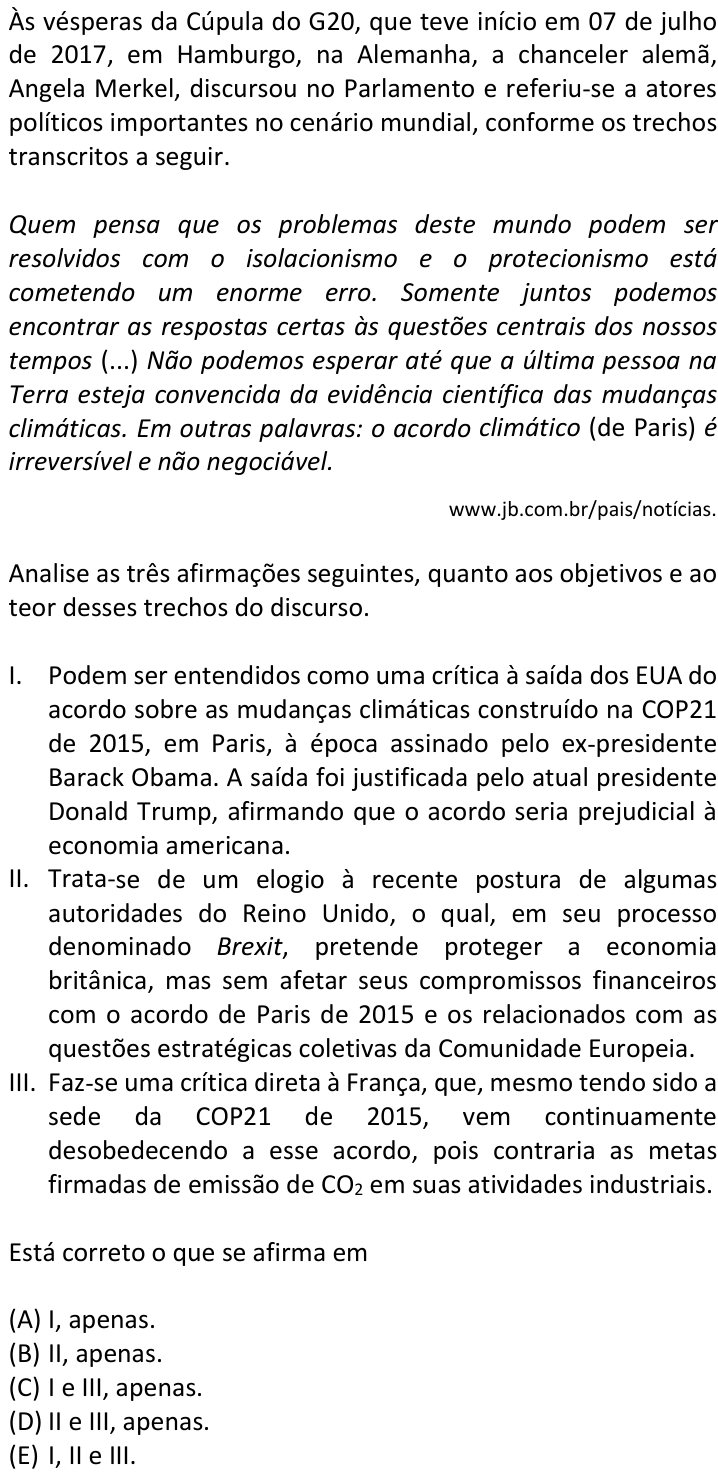 Questão 48 no caderno  da FUVEST 2018