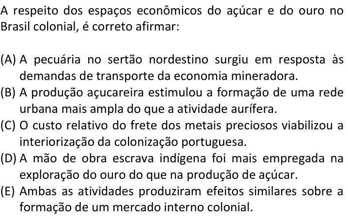 Questão 61 no caderno  da FUVEST 2018