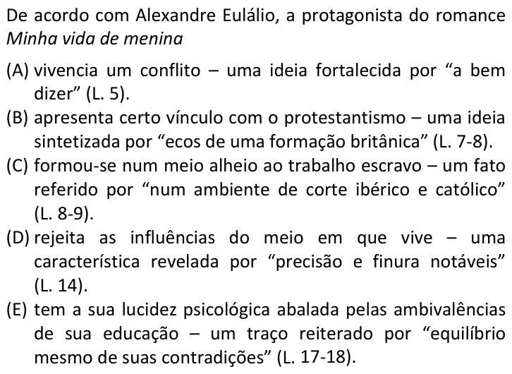 Questão 75 no caderno  da FUVEST 2018