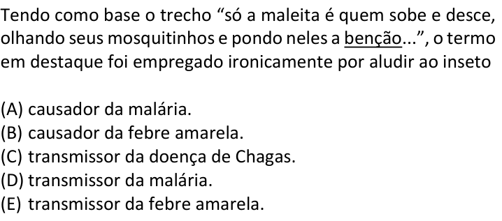 Questão 82 no caderno  da FUVEST 2018