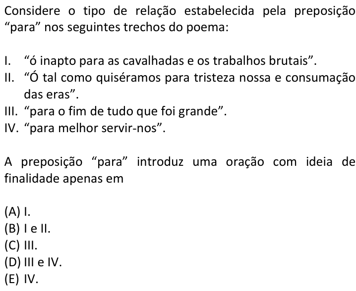 Questão 84 no caderno  da FUVEST 2018