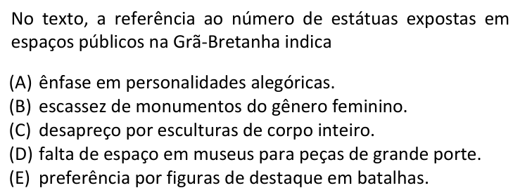 Questão 88 no caderno  da FUVEST 2018