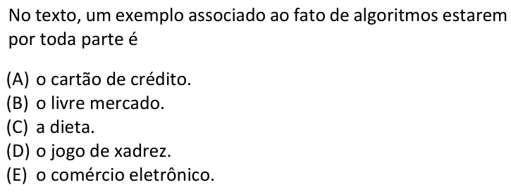 Questão 89 no caderno  da FUVEST 2018