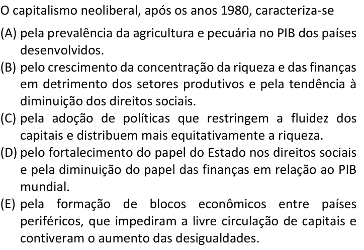 Questão 2 no caderno  da FUVEST 2019