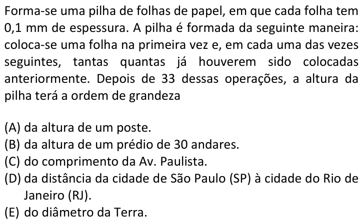 Questão 50 no caderno  da FUVEST 2019