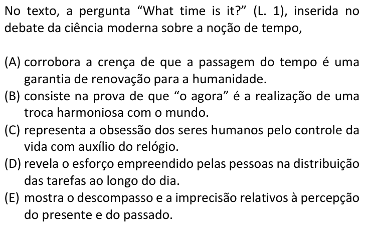 Questão 73 no caderno  da FUVEST 2019