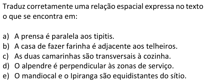 Questão 2 no caderno  da FUVEST 2017