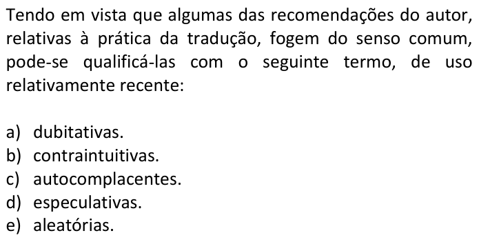 Questão 8 no caderno  da FUVEST 2017