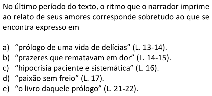 Questão 11 no caderno  da FUVEST 2017