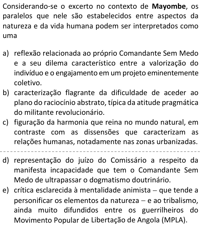 Questão 14 no caderno  da FUVEST 2017