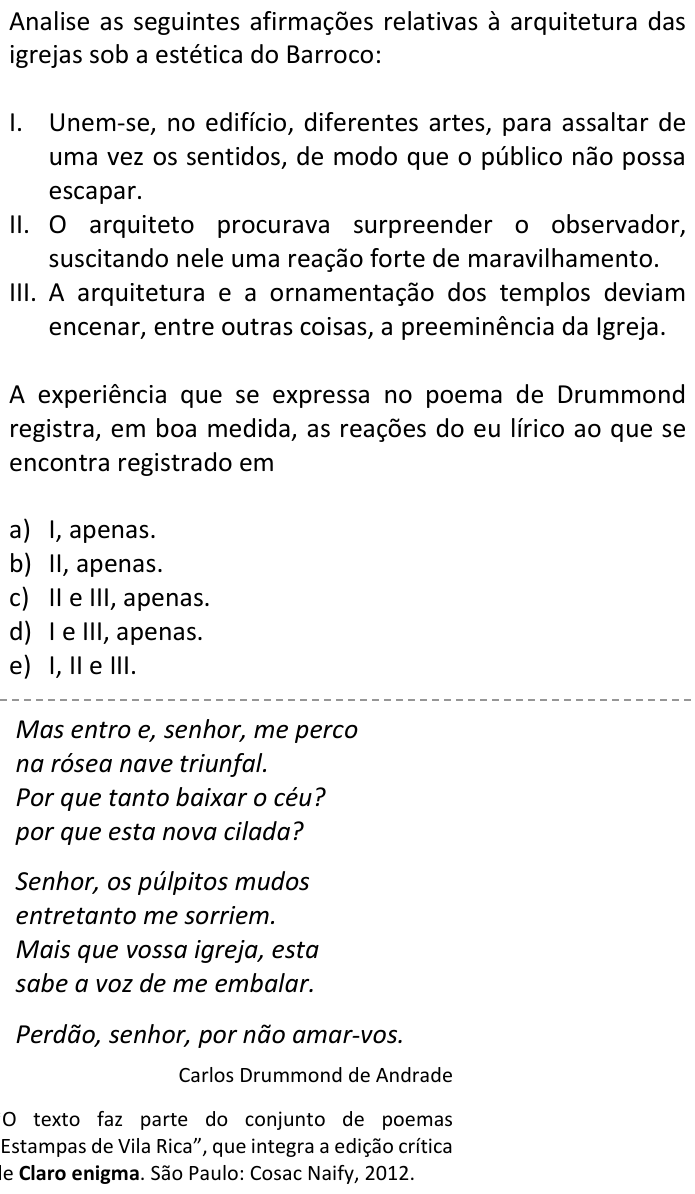 Questão 17 no caderno  da FUVEST 2017
