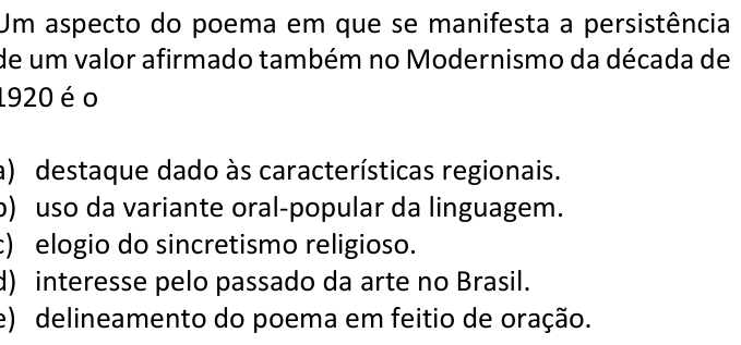 Questão 18 no caderno  da FUVEST 2017