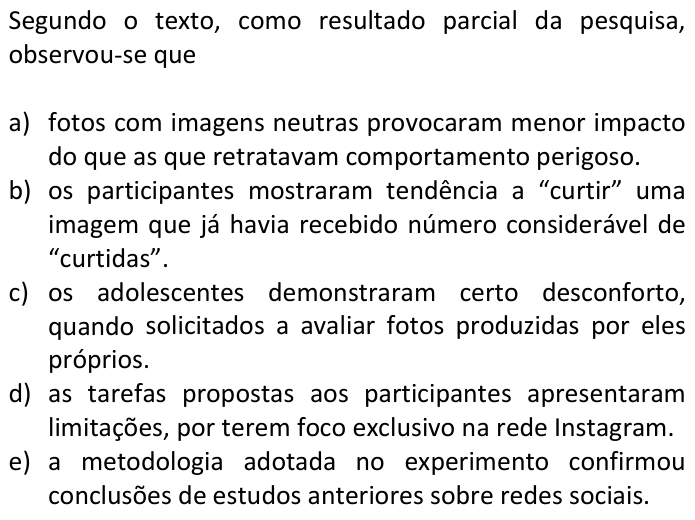 Questão 22 no caderno  da FUVEST 2017