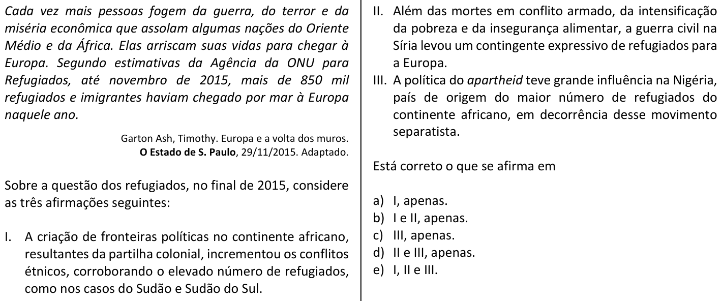 Questão 36 no caderno  da FUVEST 2017