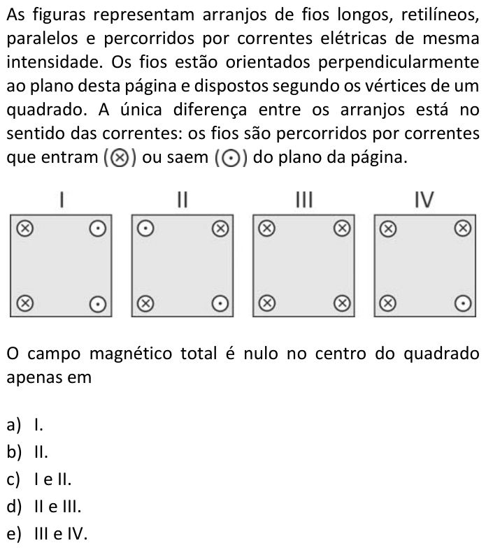 Questão 61 no caderno  da FUVEST 2017