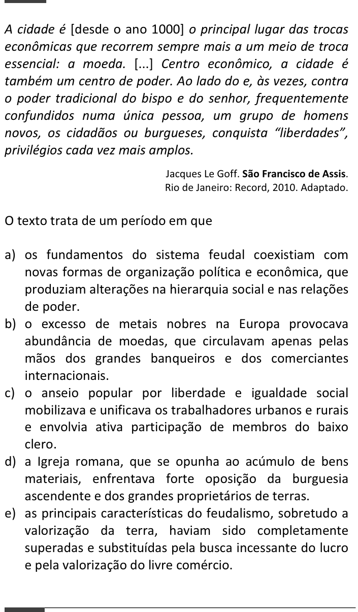 Questão 3 no caderno  da FUVEST 2015
