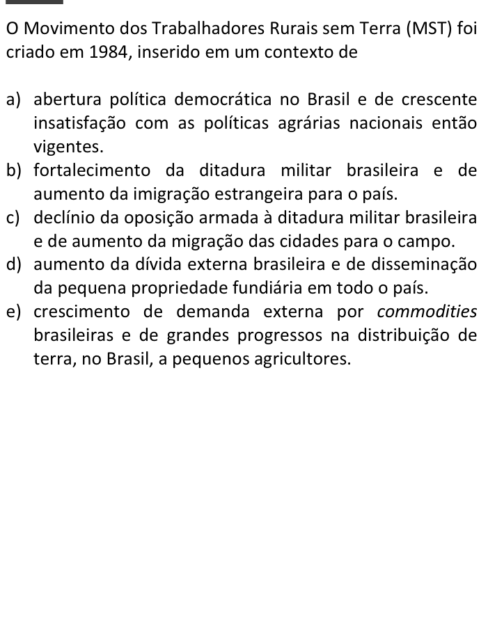 Questão 9 no caderno  da FUVEST 2015