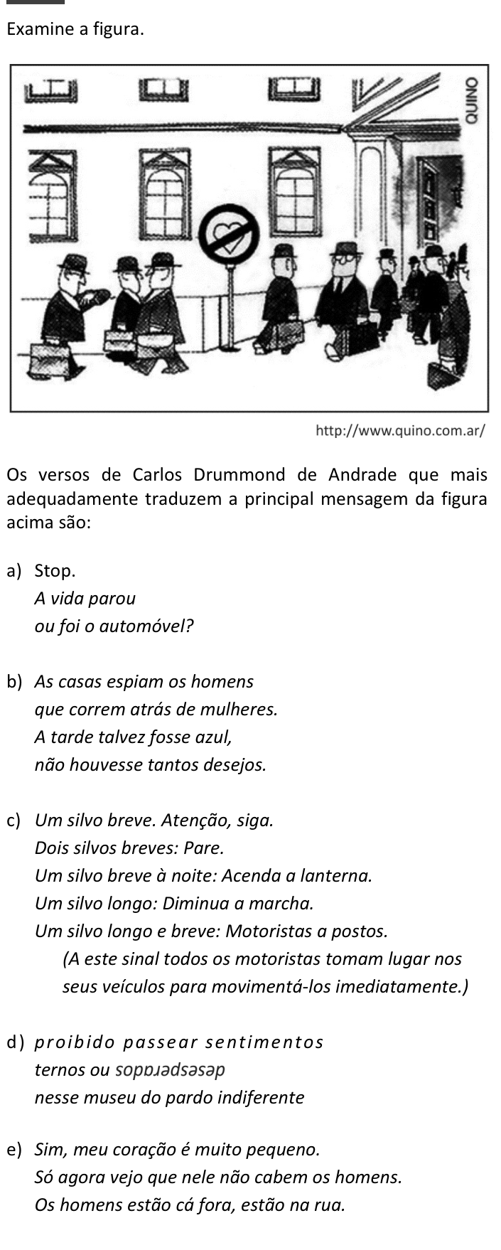 Questão 22 no caderno  da FUVEST 2015