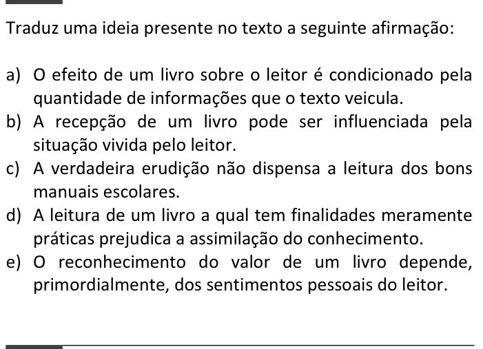 Questão 23 no caderno  da FUVEST 2015