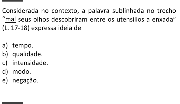 Questão 26 no caderno  da FUVEST 2015