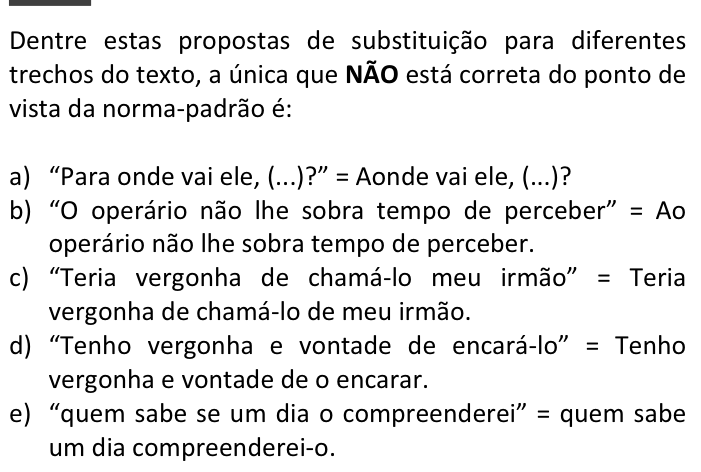 Questão 37 no caderno  da FUVEST 2015